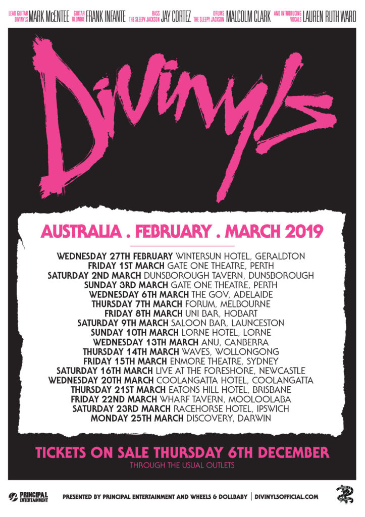 Divinyls Australia tour 2019