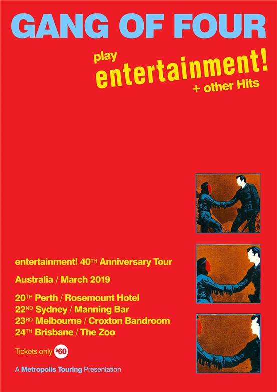 Gang Of Four Australia tour 2019