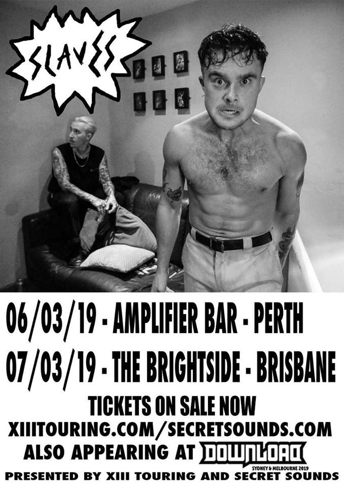 Slaves Australia tour 2019