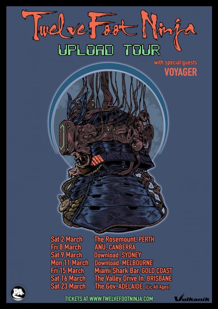 Twelve Foot Ninja Australia tour 2019