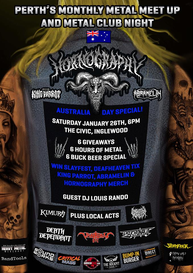 Hornography - Perth Monthly Metal Club - January 2019