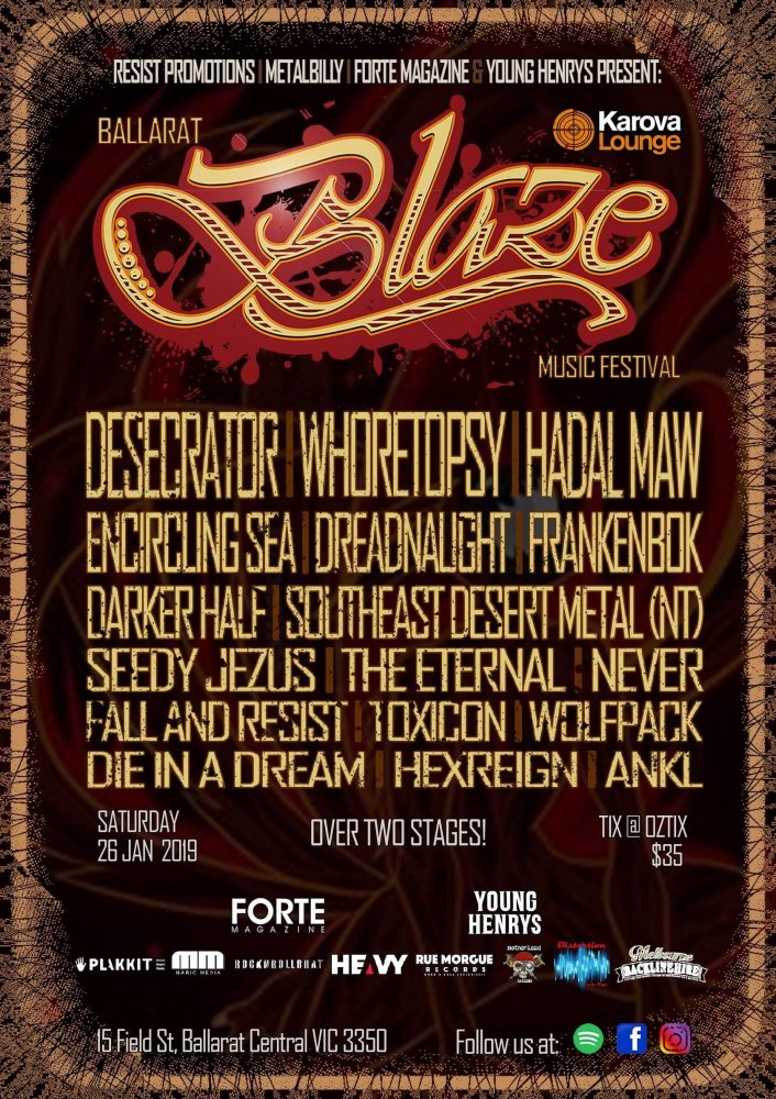 Ballarat Blaze Music Festival 2019