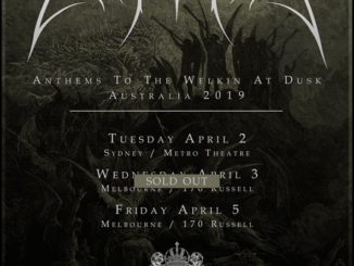 Emperor Australia tour 2019