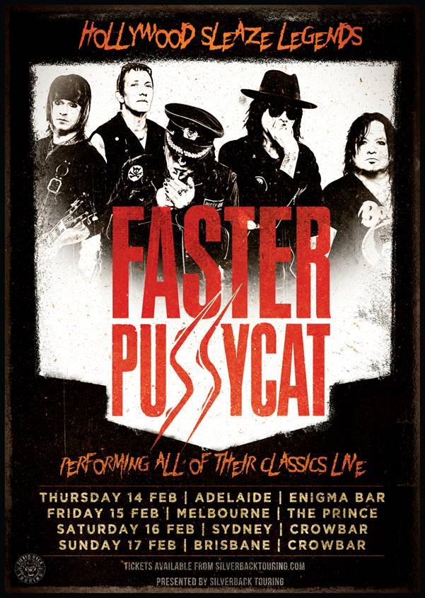 Faster Pussycat Australia tour 2019