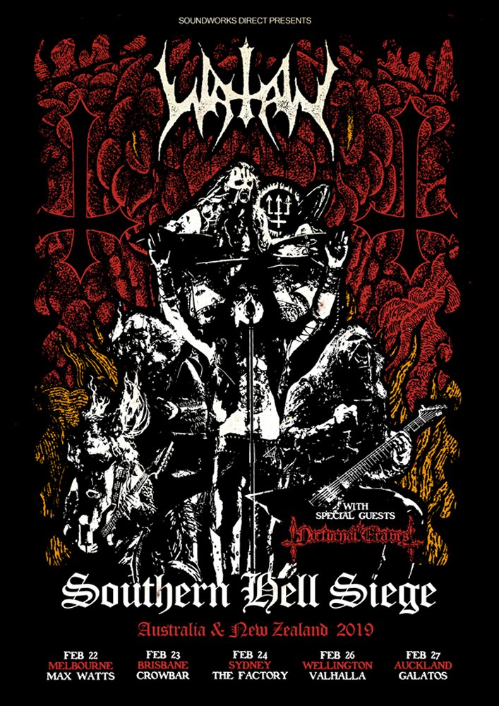 Watain Australia tour 2019