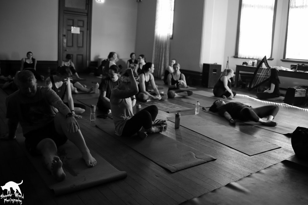 Lindsay Schoolcraft: Black Mass Yoga - Perth 2018 | Photo Credit: Shadow Photography
