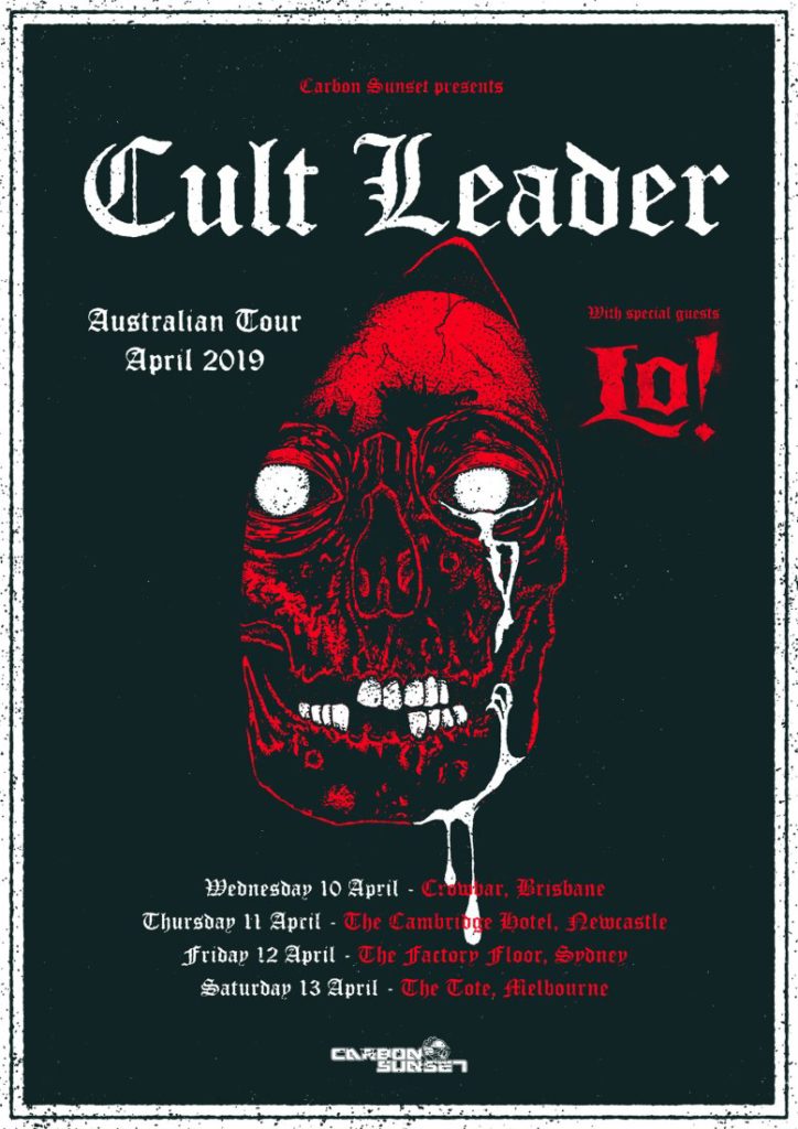 Cult Leader Australia tour 2019