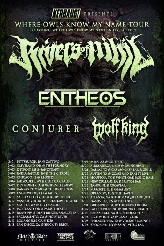 Rivers Of Nihil North AMerican tour