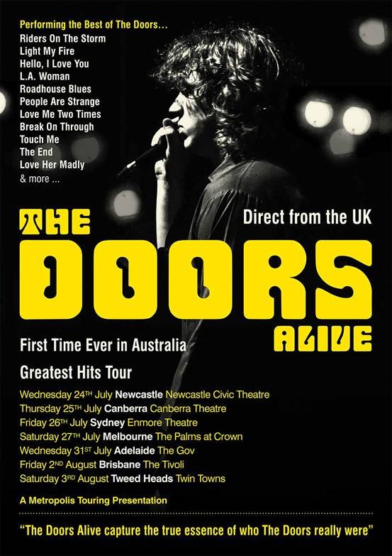 The Doors Alive Australia tour 2019