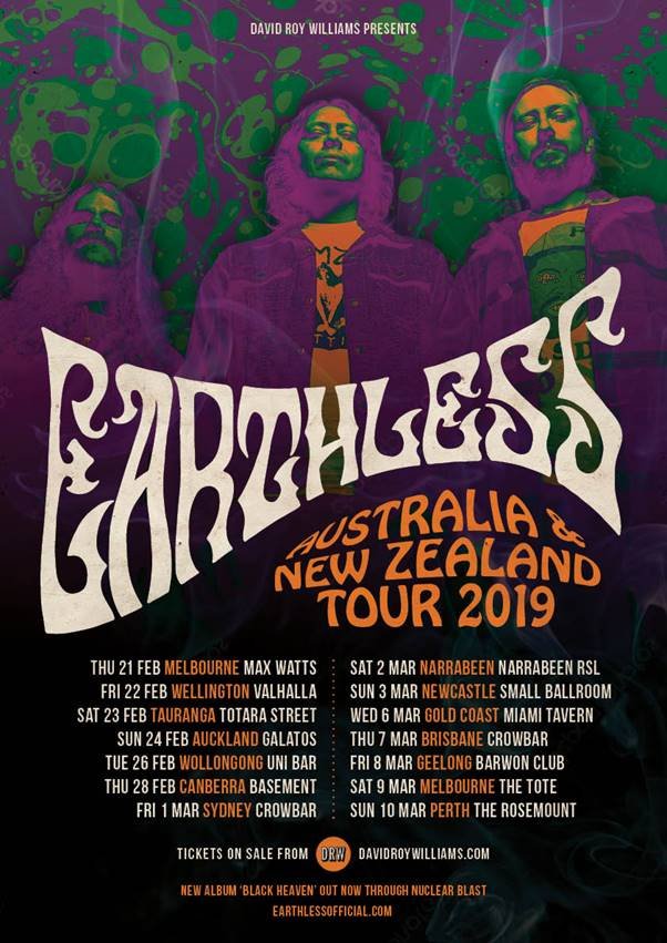 earthless tour australia