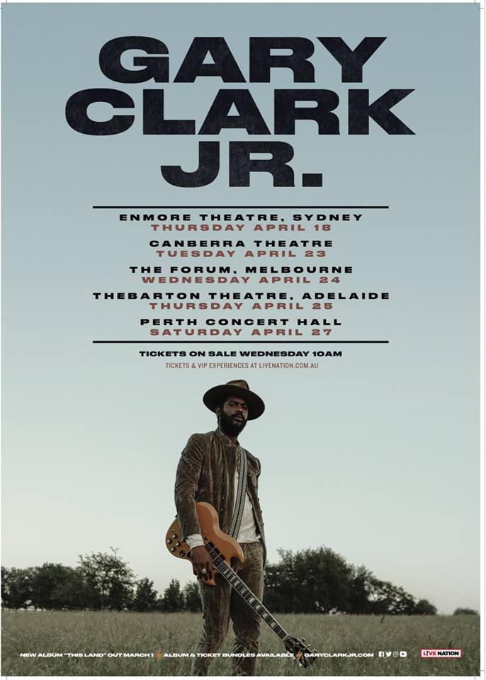 Gary Clark Jr Australia tour 2019