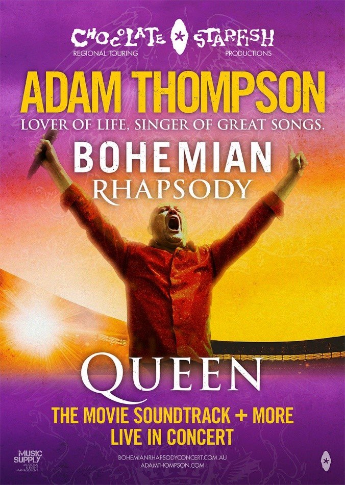 Bohemian Rhapsody Australia tour 2019