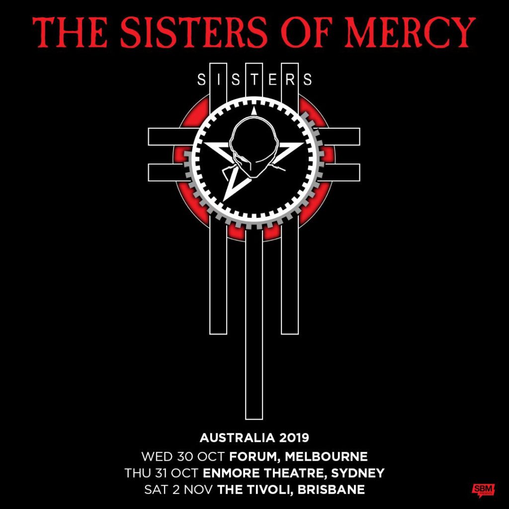 The Sisters Of Mercy Australia tour 2019