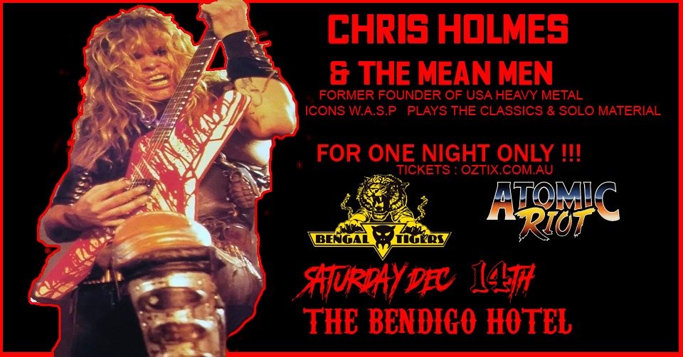 Chris Holmes Melbourne 2019