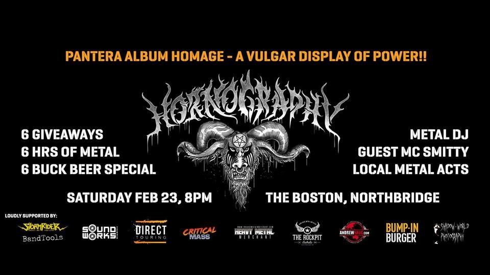 Hornography Perth Metal Club February 2019