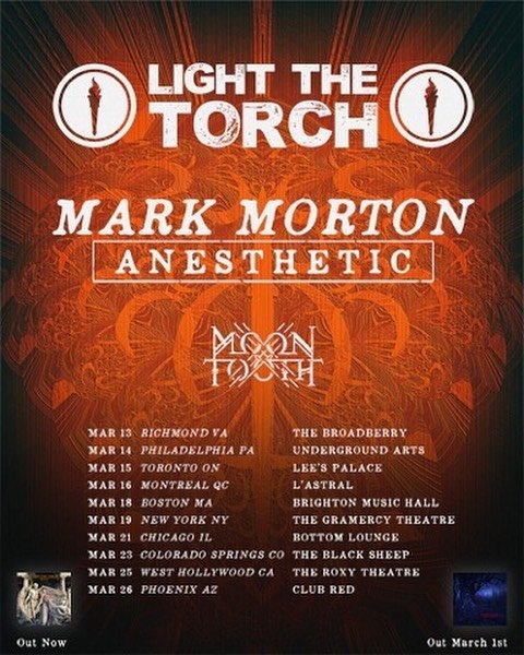Light The Torch - Mark Morton North America tour