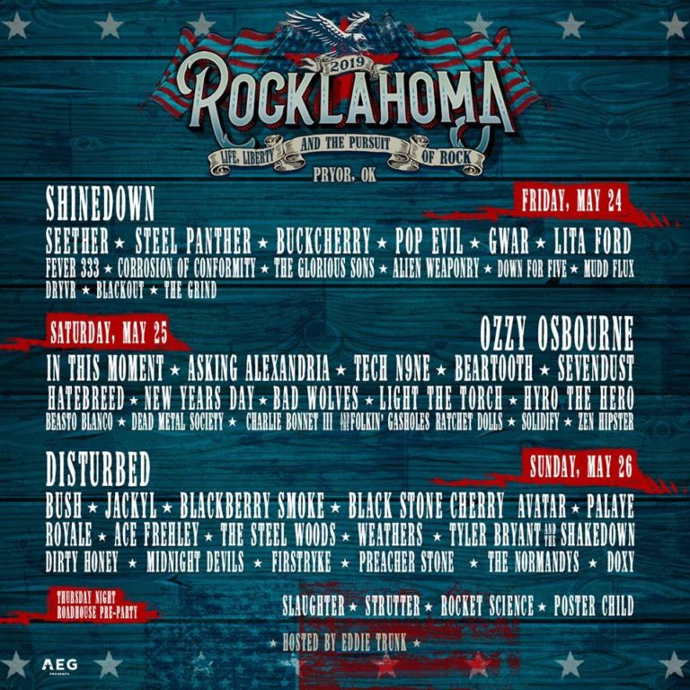 Rocklahoma Daily Band Lineups & Music Additions Announced The Rockpit