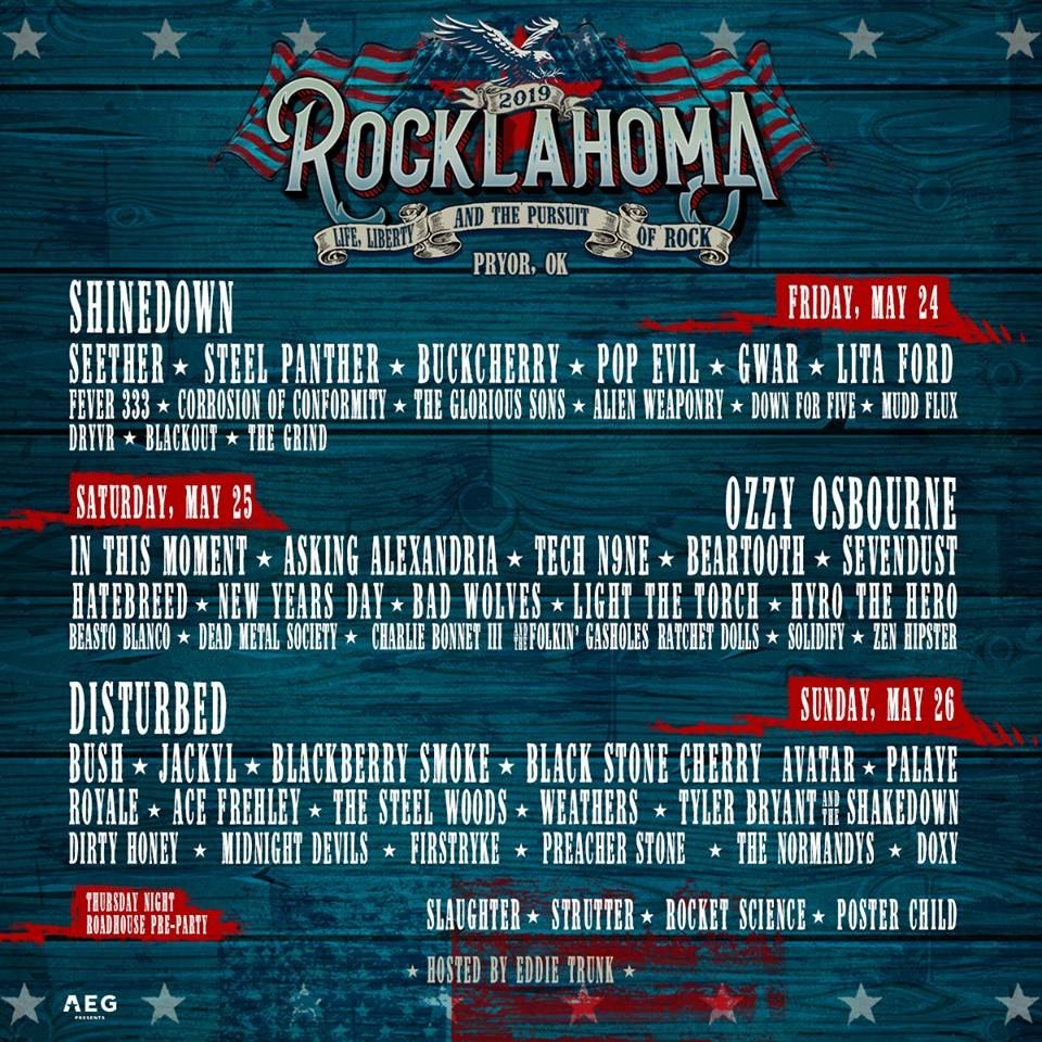 Rocklahoma Daily Band Lineups & Music Additions Announced The Rockpit