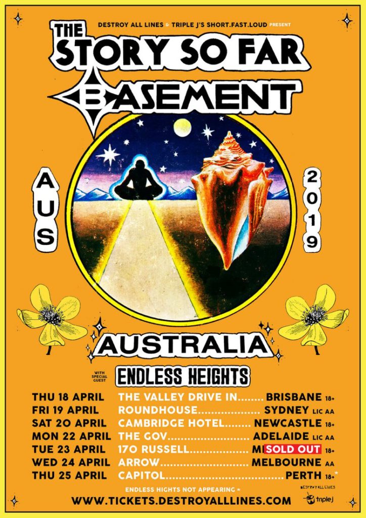The Story So Far Australia tour 2019