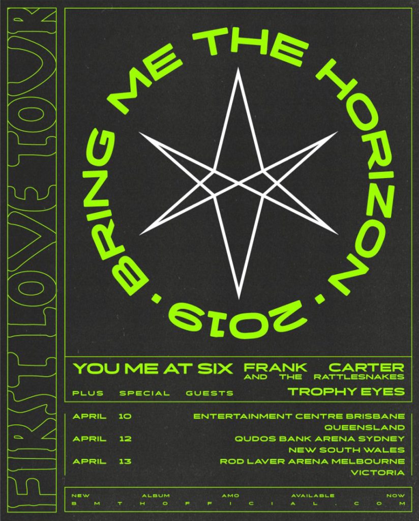 Bring Me The Horizon Australia tour 2019