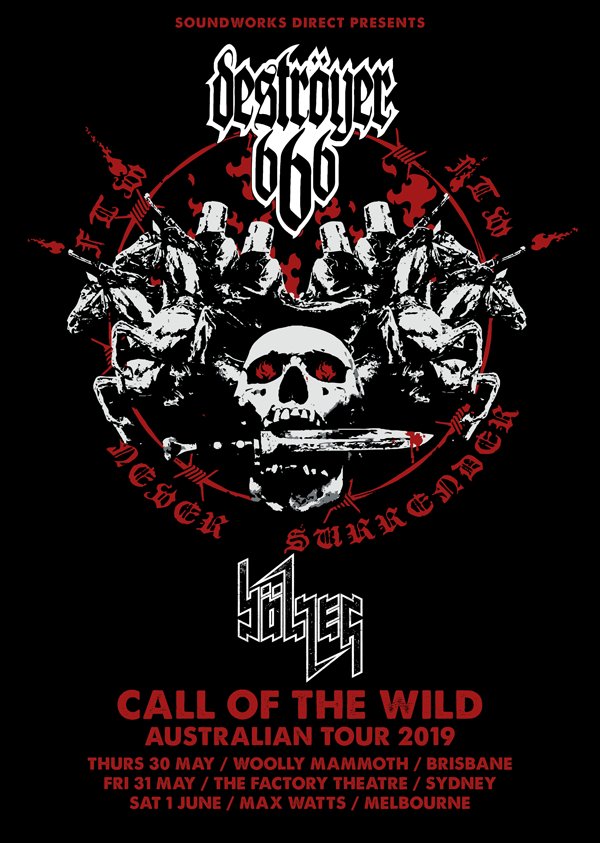 Destroyer 666 / Bolzer Australia tour 2019