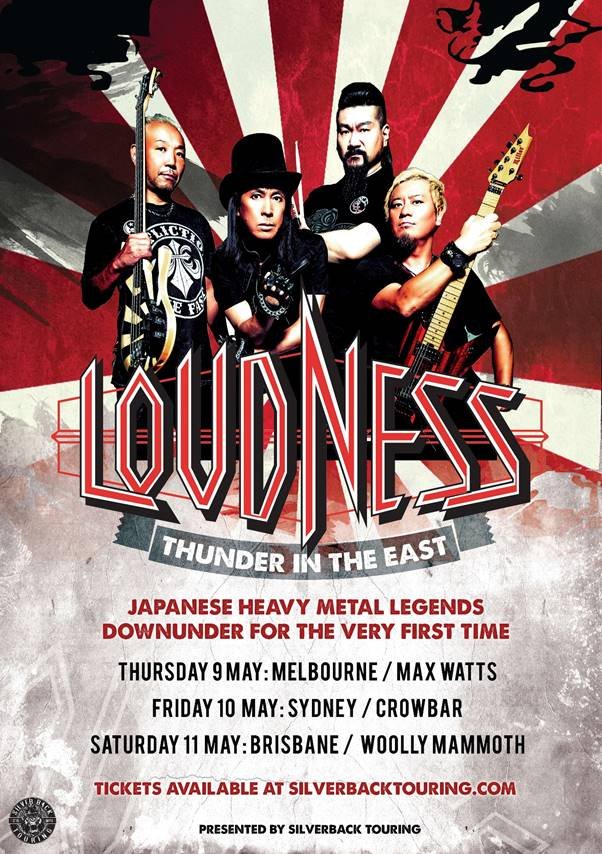 Loudness Australia tour 2019