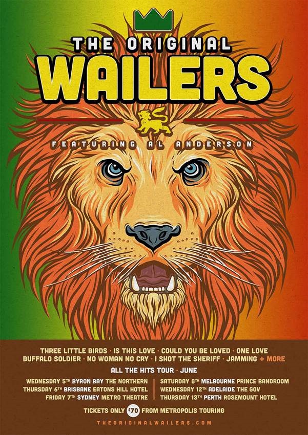 The Original Wailers Australia tour 2019