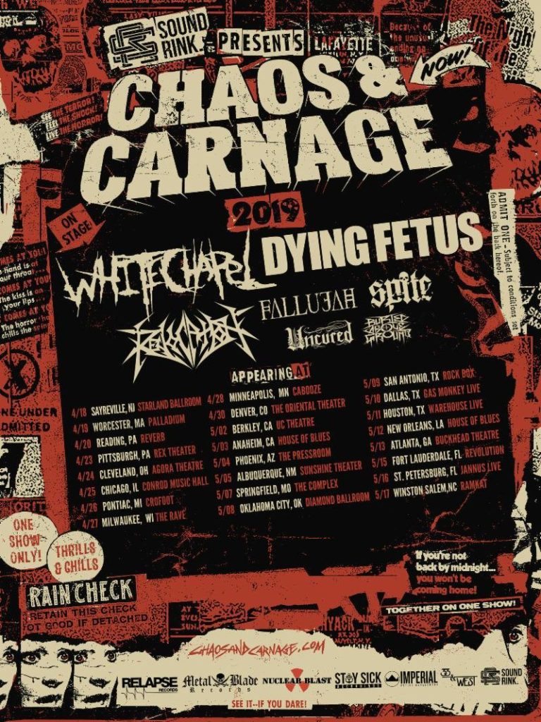 Revocation - Chaos & Carnage tour