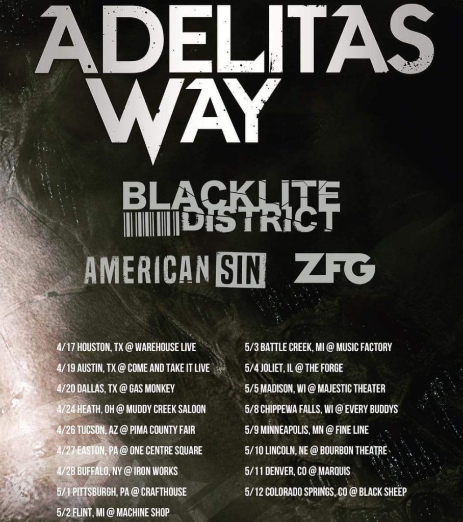 Adelitas Way Tour