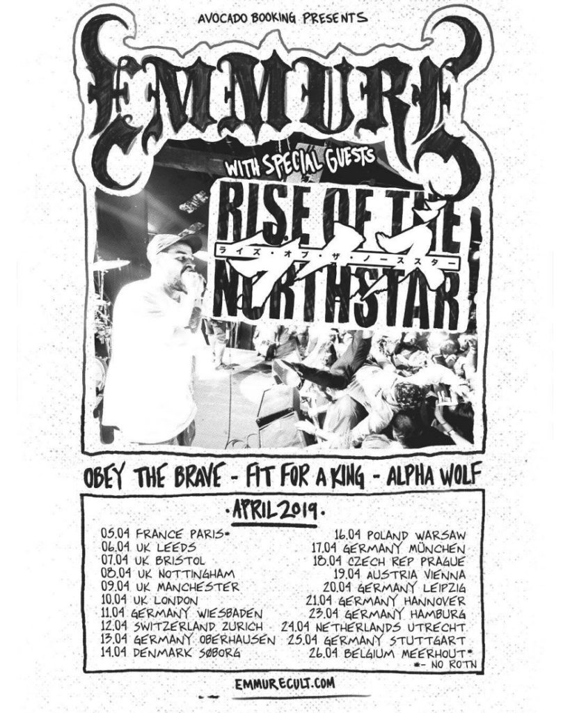 Emmure Uk tour 2019