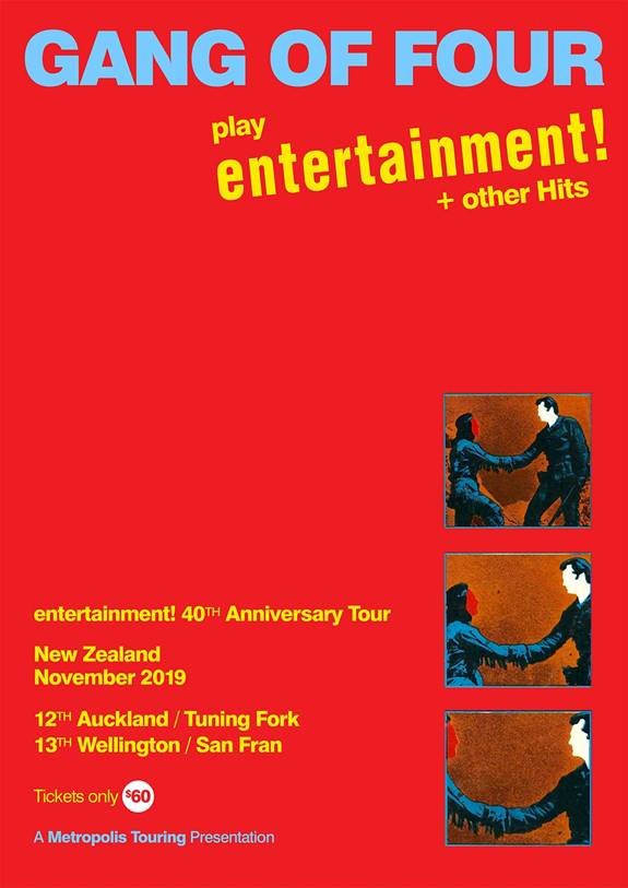 Gang Of Four New Zealand tour 2019