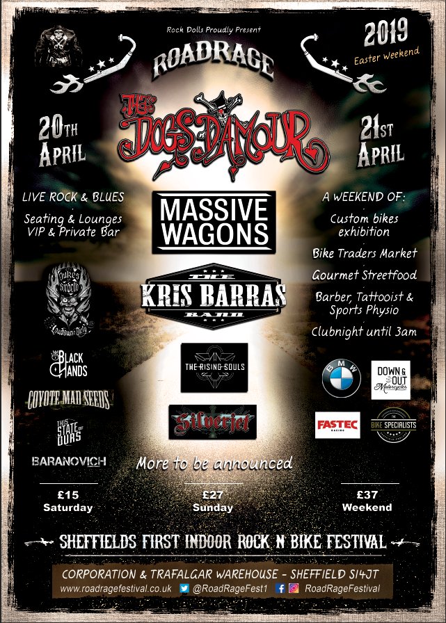 UK festival RoadRage Sheffield's first Indoor Rock N Bike festival