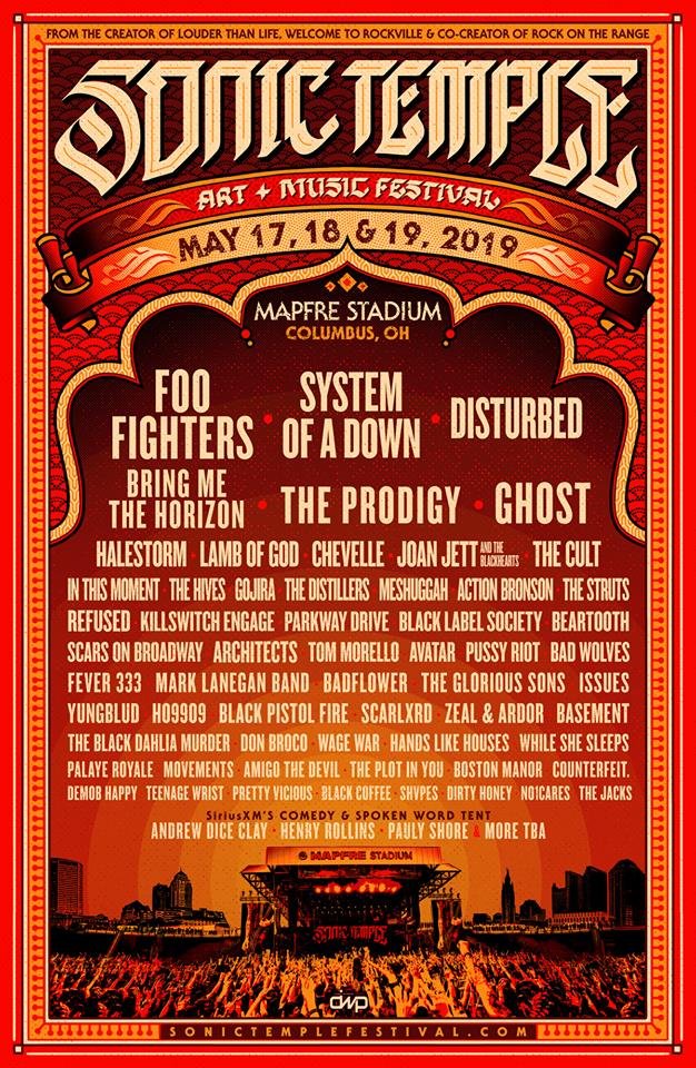 Sonic Temple Art & Music Festival announces lineup with Foo Fighters