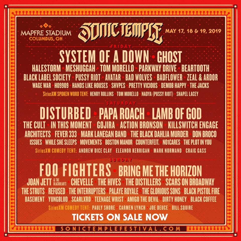 Sonic Temple Arts & Music Festival 2019