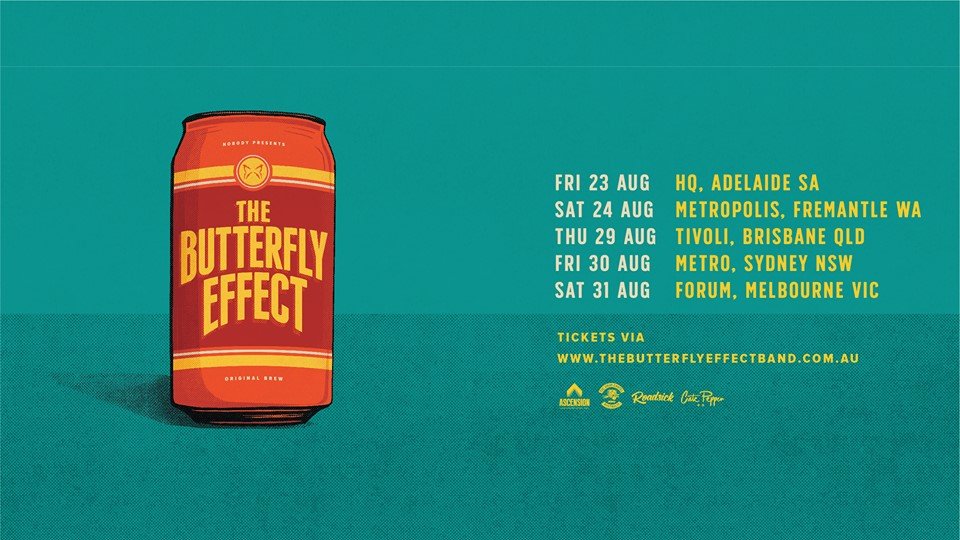 The Butterfly Effect Australia tour 2019