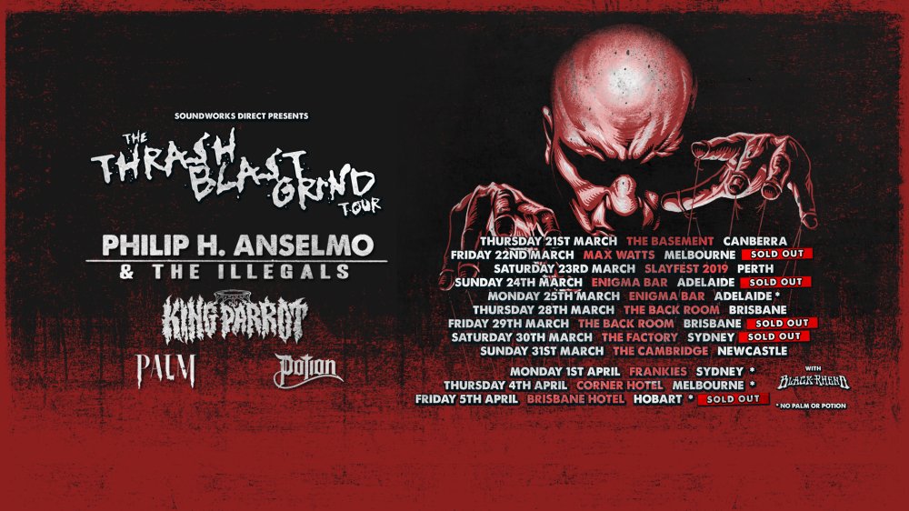 Thrash, Blast & Grind tour 2019