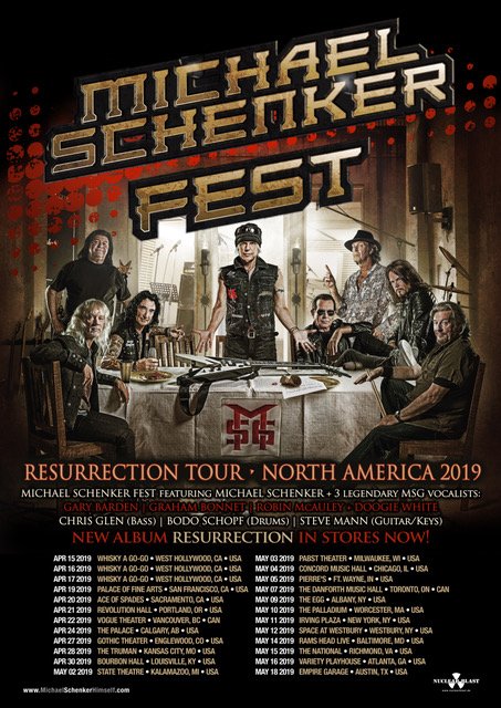 Michael Schenker Fest North American tour 2019