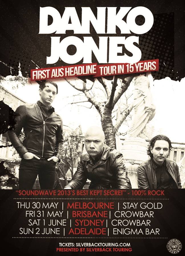 Danko Jones Australia tour 2019