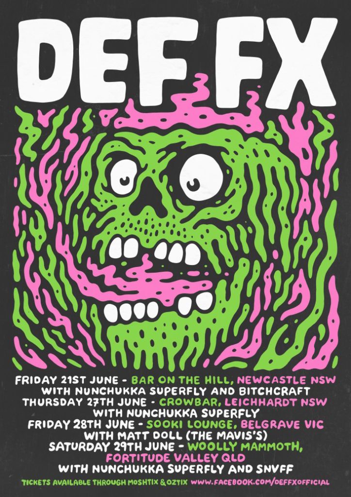 Def FX Australia tour 2019