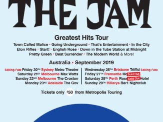 From The Jam Australia & New Zealand tour 2019