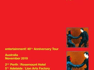 Gang Of Four Australia tour 2019