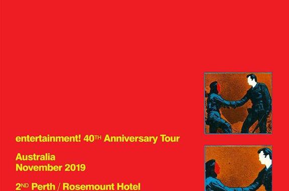 Gang Of Four Australia tour 2019