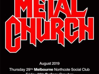 Metal Church Australia tour 2019
