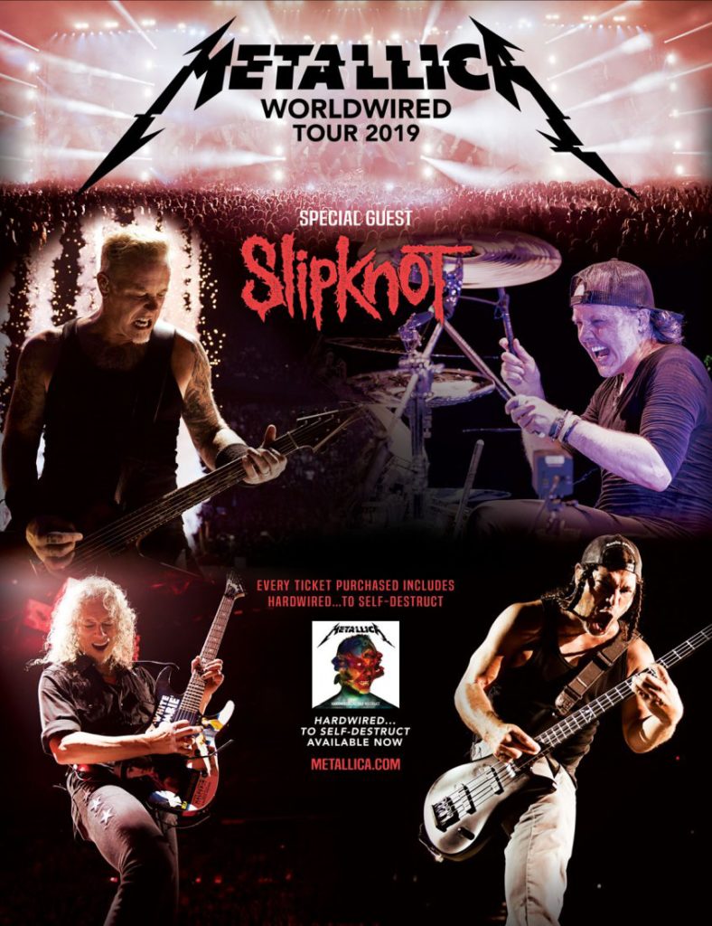 Metallica Australia & New Zealand tour 2019