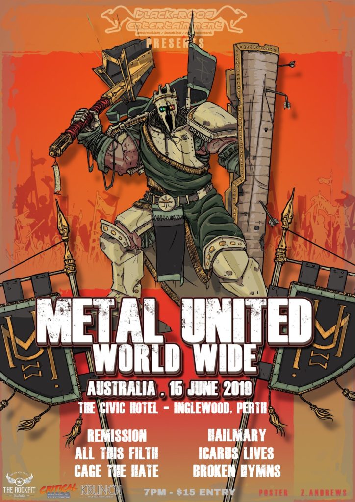 Metal United World Wide - Perth Australia 2019