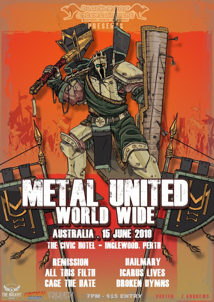 Metal United World Wide - Perth Australia 2019