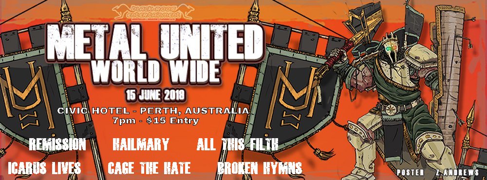 Metal United World Wide - Perth Australia 2019