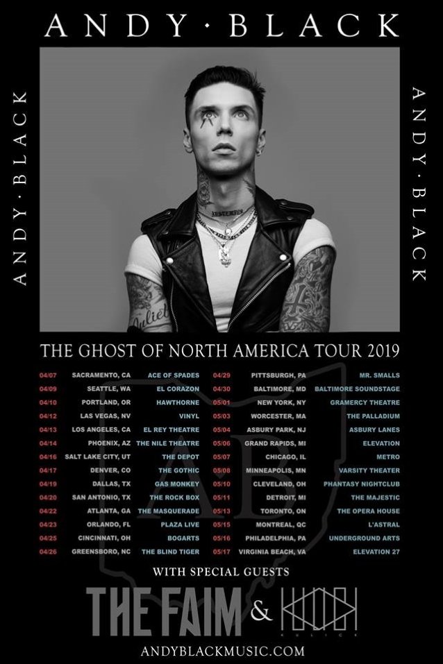 Andy Black tour