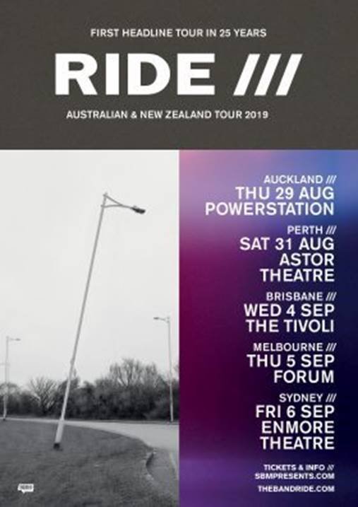 Ride Australia tour 2019