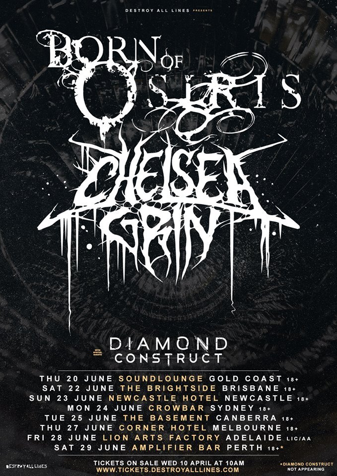 Born Of Osiris / Chelsea Grin Australia tour 2019